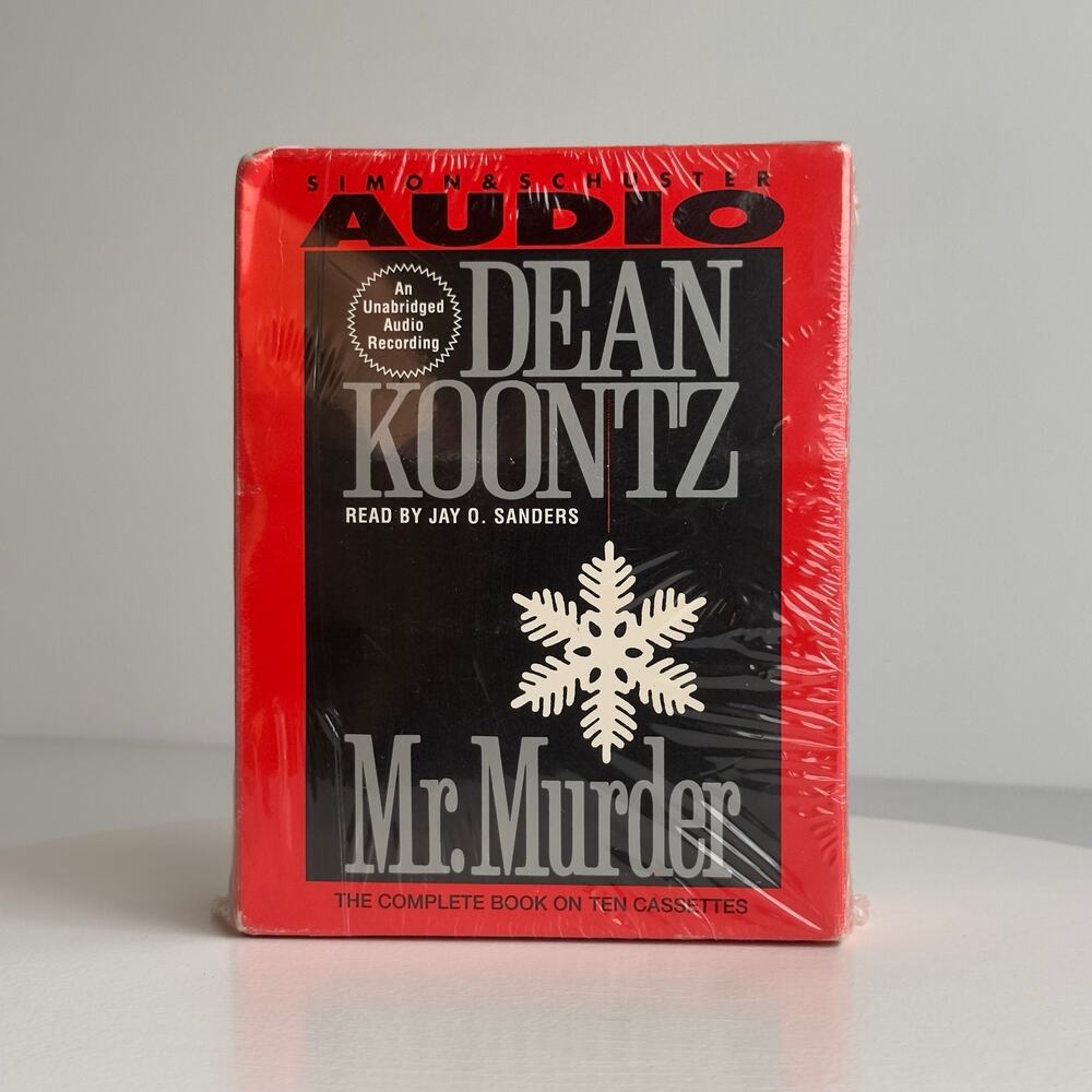 Mr. Murder Dean Koontz Sealed 10 Cassette Audiobook Unabridged 1993